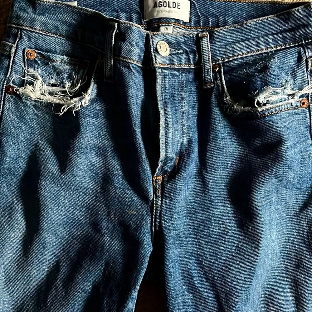 AGOLDE Toni Straight Ankle Jeans